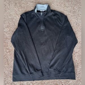Izod Men's Black Zip-Up Sweater‎